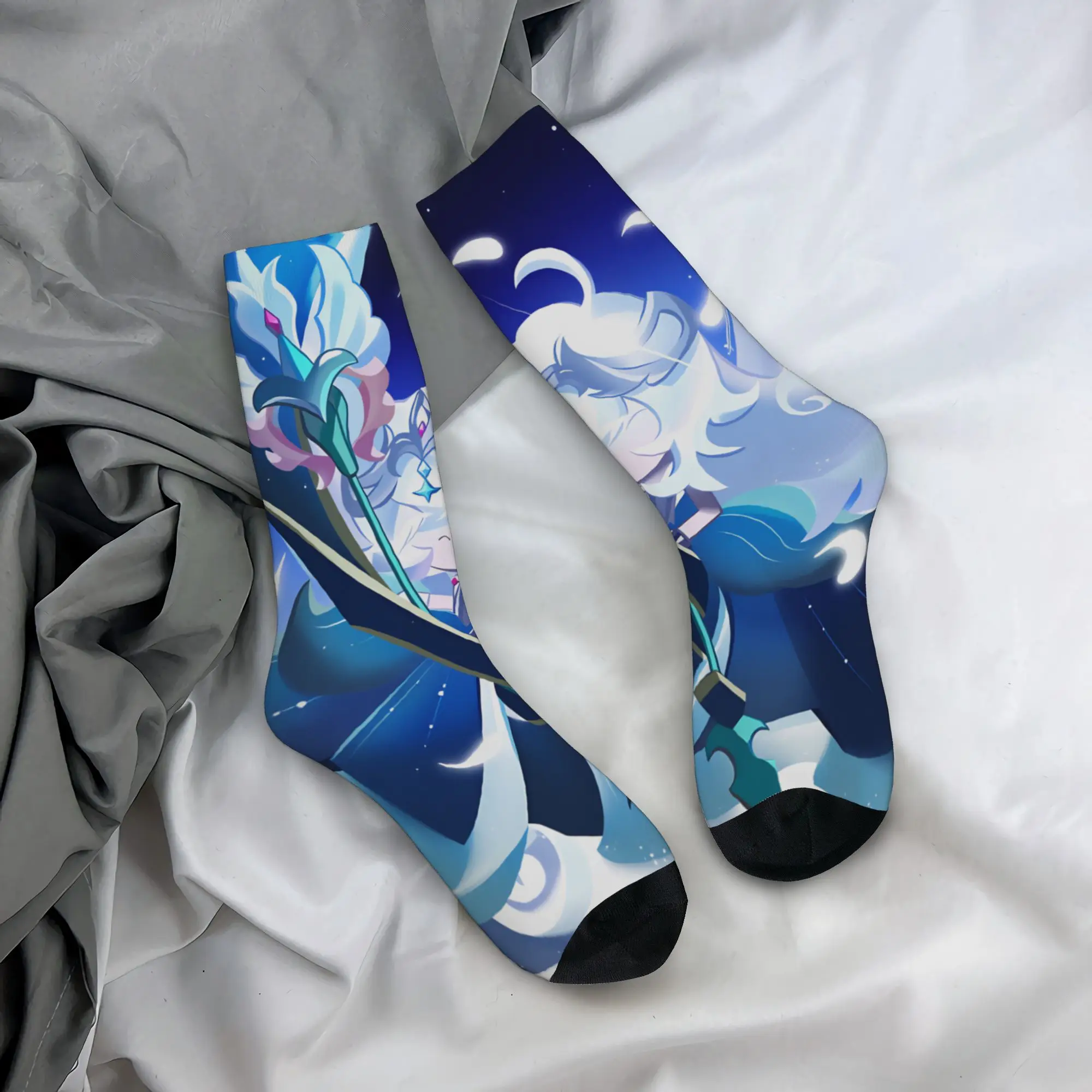 

Men's Socks Run Kingdom Cookies Stockings Anti Bacterial Warm Soft Socks Winter Trendy Graphic Cycling Socks