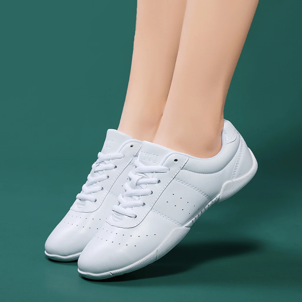 

Fitness Dance Shoes Competitive aerobics Shoes Cheerleading Training Shoes Men Women White Kids Sports Dance Shoes for women