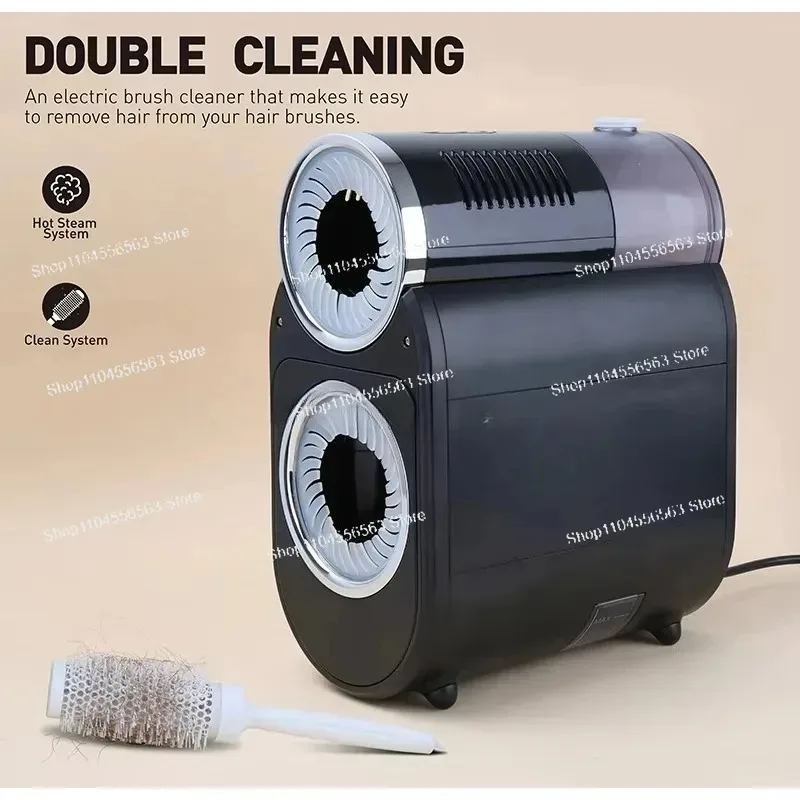 New Barber Electric Hair Round Brush Cleaner With Steamer Function