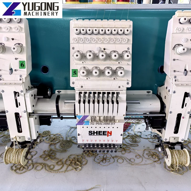 Ribbon Embroidery Machine Mixed Type High Speed Multi Head Multi Functional