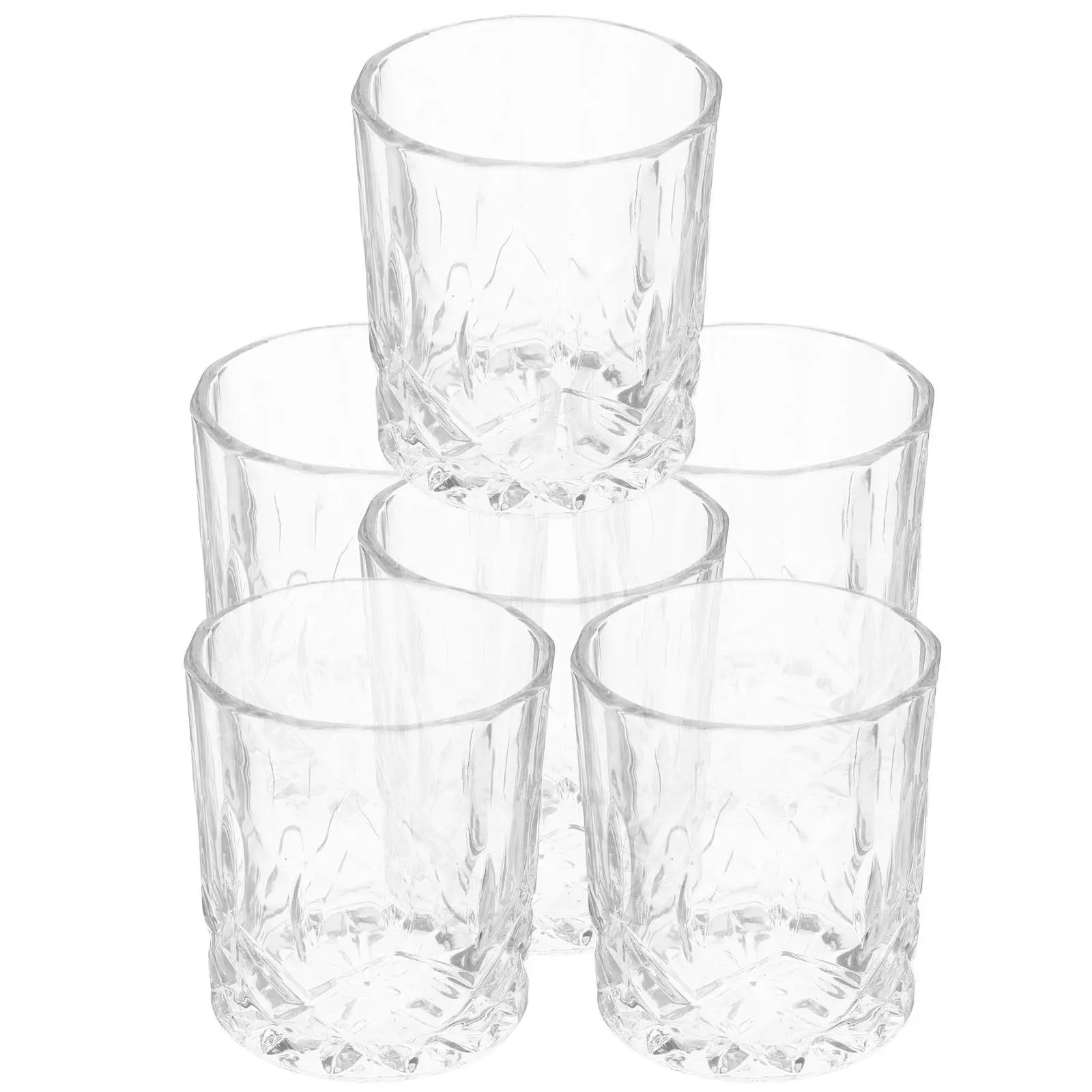6個入りウイスキーグラス-300ml-高級ガラス製ショートカップ-ウイスキー、ビール、カクテル、ワイン、お酒の飲み会、独身パーティー、ビーチに最適