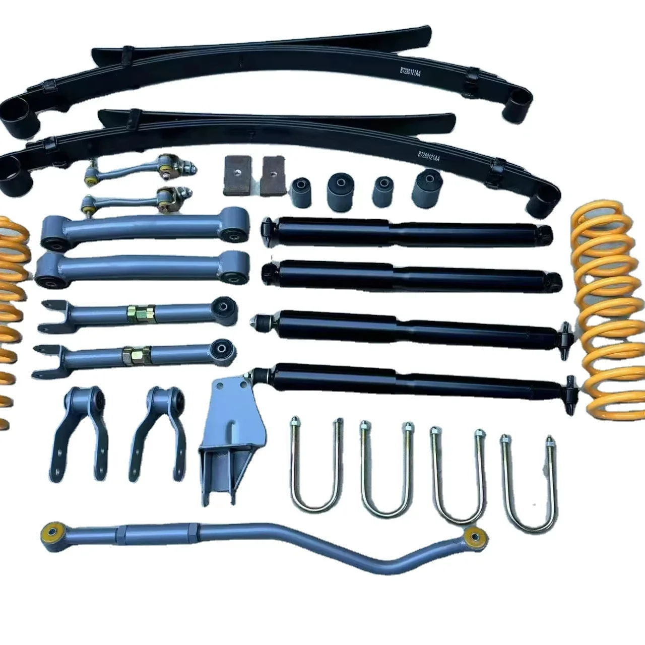 Juego completo de kits de elevación para suspensión todoterreno Cherokee XJ 4x4 con resorte helicoidal de choque y elevación, resorte de hoja, tipo personalizado