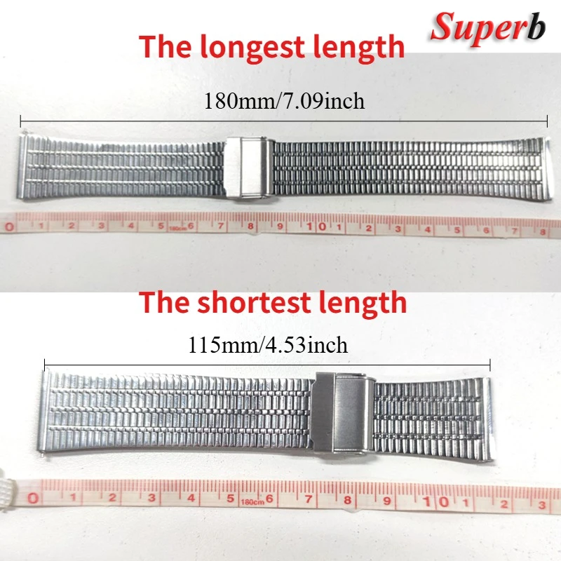 20/22 مللي متر أشرطة رفيعة من الفولاذ المقاوم للصدأ لهواوي Gt حزام ساعة معدني الإفراج السريع الرجال النساء المعصم الفرقة مشبك أمان مزدوج