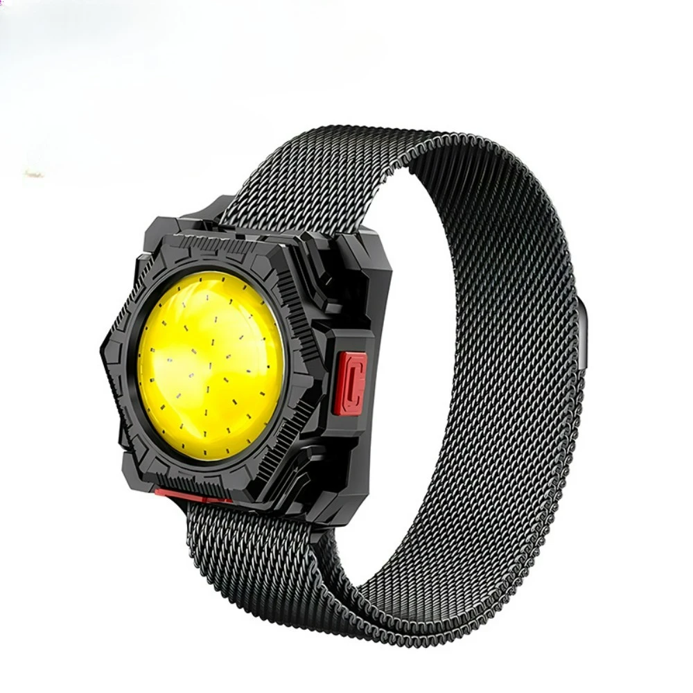 3-in-1 Multi-Functional Super Bright Flashlight Headlamp Wrist Light Waist Pack Light Watch Light for Home Work & Auto Repair