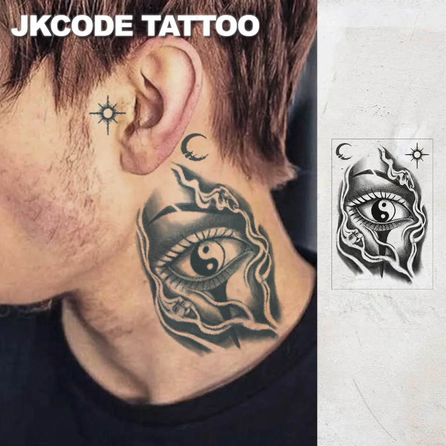 Waterproof Design Semi-Permanent Tattoos, Retro Graffiti Style Tattoo - 