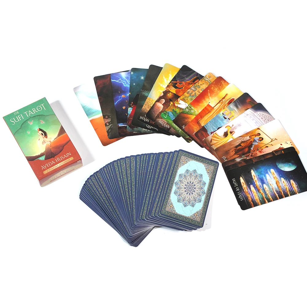 The Sufi Tarot 78 Card Deck Heal Your Lifewith AncientSufi Wisdom Inspired by traditional tarot Table Game For Party