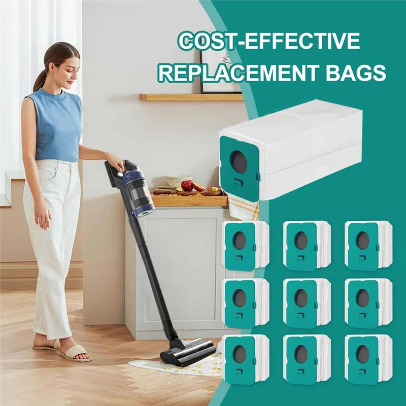 BABZ-VCA-ADB952 أكياس المكنسة الكهربائية لـ Bespoke Jet Pro Extra / Complete Extra / Complete / استبدال المكنسة الكهربائية المحمولة للحيوانات الأليفة