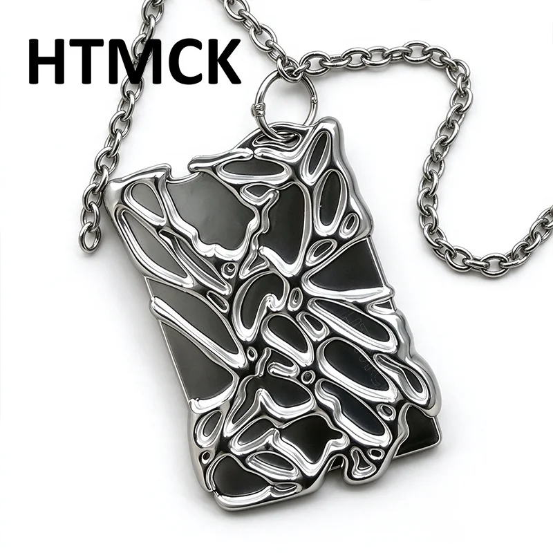 HTMCK Silver Metallic Style Shaped Photo Card Holder Kpop Electroplated Special-shaped Card Sleeve