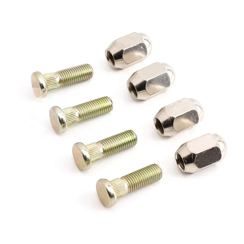 

4PCS Set M10x1.25 Hex Nuts Wheel Bolts Kit for ATV UTV Go Kart Dirt Bike Quad Buggy Motorcycle Tire Fixing Replacement Parts