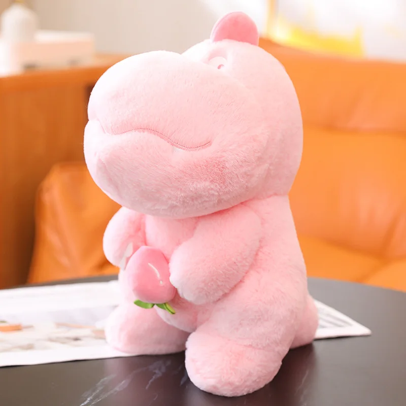 Juguete de peluche de dinosaurio Kawaii, muñecas de dinosaurios suaves con frutas, almohada de animales de peluche, regalos