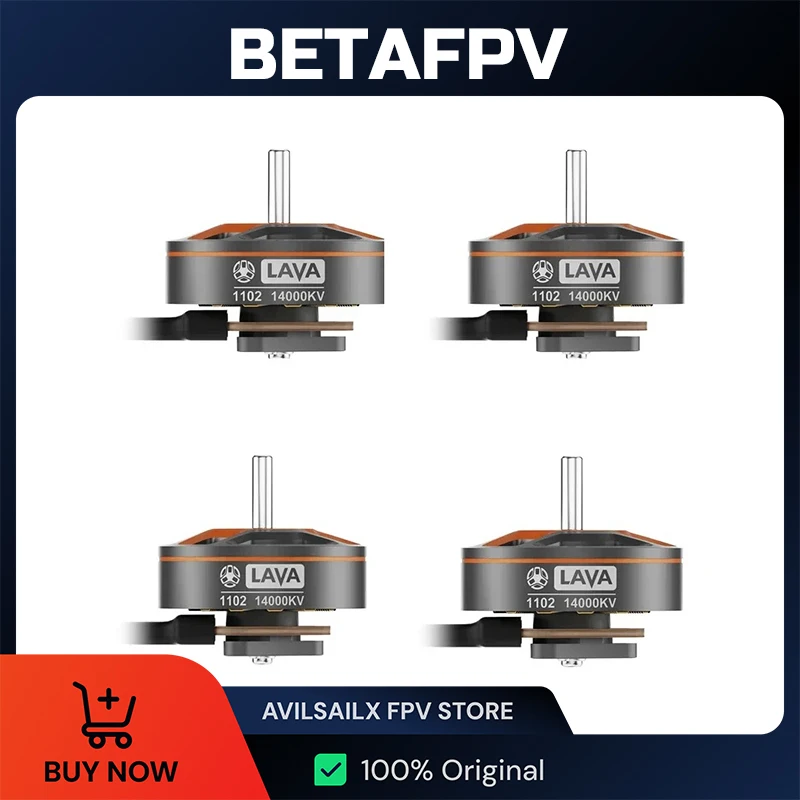 

BETAFPV LAVA 1102 14000KV 22mm/44mm brushless motor drone compatible with Pavo Femto