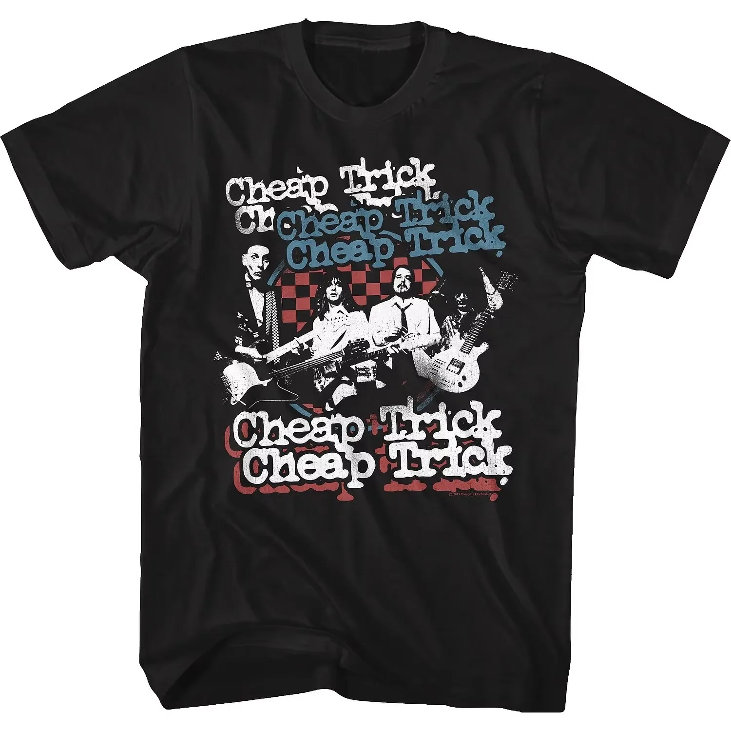 Cheap Trick in Color Album Cover  Band Graphic T-Shirt Cotton Men Women Streetwear Tee