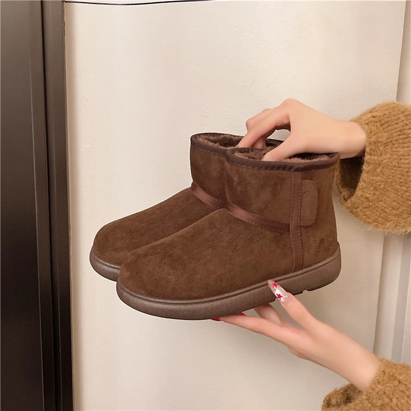 New Women Winter Ultra Mini Boots Designer Australian Platform Leather Warm Ankle Fur Booties Luxury Snow Boots