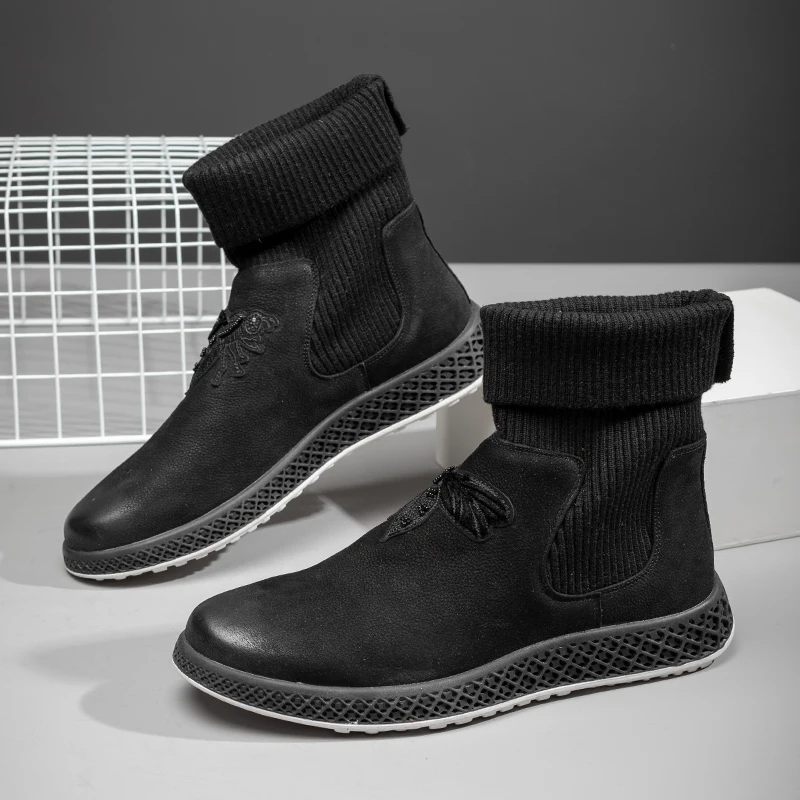 Fashionable high top trendy socks and shoes, boots 80710