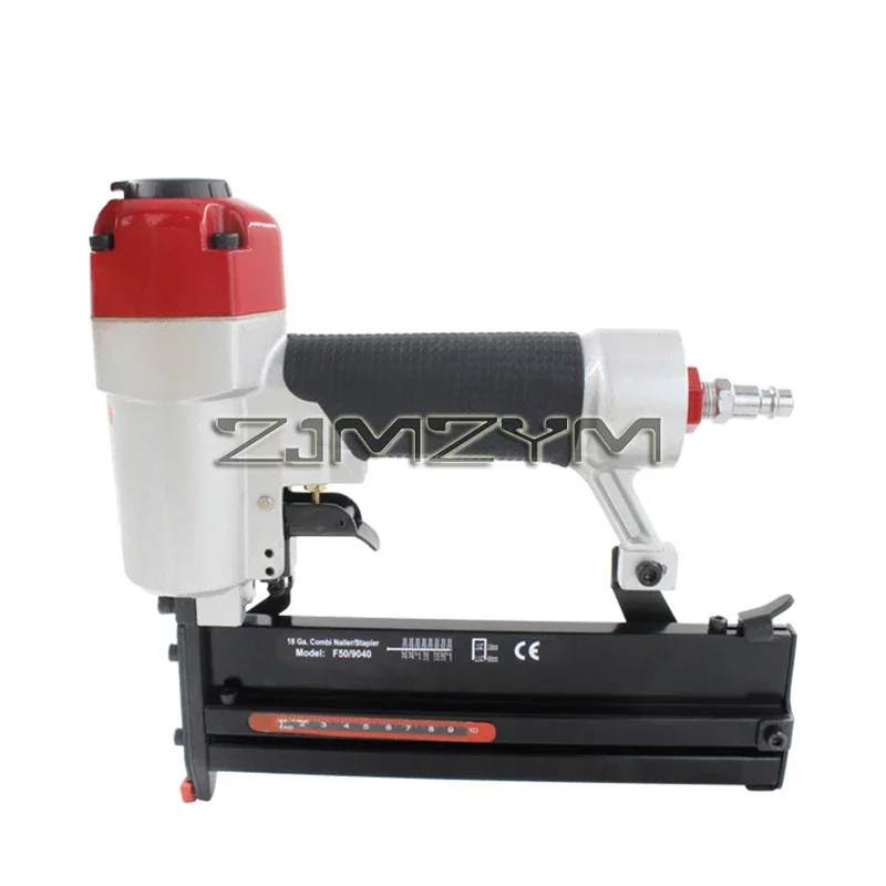 Air Nailer Gun Carpenter Pneumatic Nail Tool F50/9040 Air Nailer Nail Depth  for Upholstery Furniture Air Nail Gun