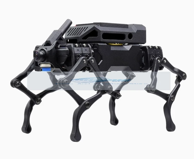 12-Degree-of-Freedom Bionic Quadruped Robot Dog Open Source Face Recognition Based on Raspberry Pi