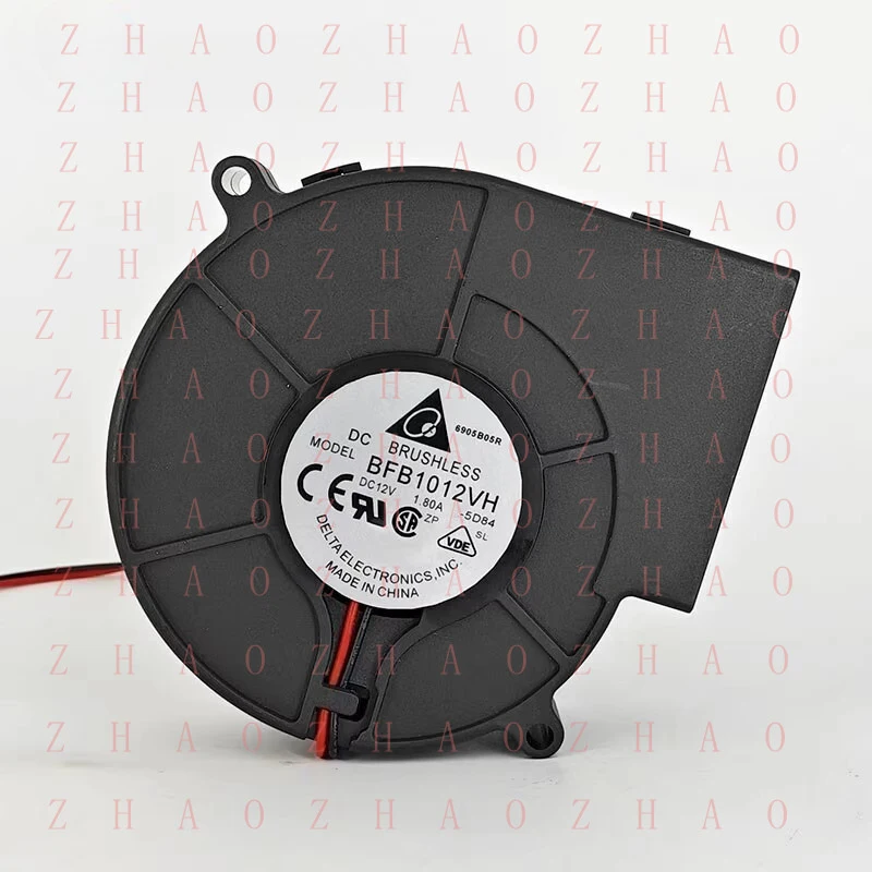 

L+ for Delta BFB1012VH 12V 1.80A 9733 High-Speed air volume 2-Wire Turbo Cooling Fan