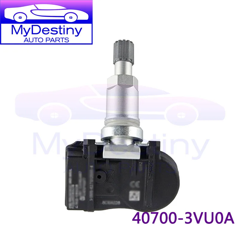 433MHZ TPMS Tire Pressure Monitor Sensor for Nissan Rogue 14-16, Qashqai Titan Micra Leaf for Infiniti 40700-5663R 40700-3VU0A