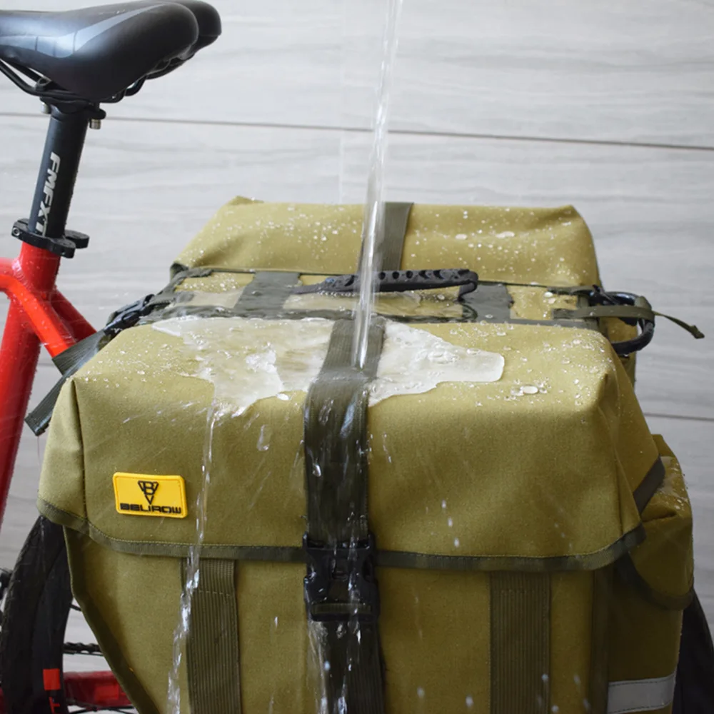 30/43/50L Fahrradrucksack, doppelseitige Hecktasche, wasserdichter Rucksack mit großer Kapazität, West Biking Fahrrad-Hecktasche – Detail 28