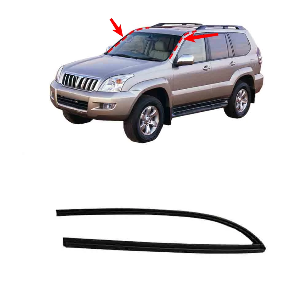 1 Pcs Front Roof Sink Sealing Rubber Strip for Land Cruiser Prado 120 2003-2009 Roof Rain Drip Rubber for Lexus GX470 L or R