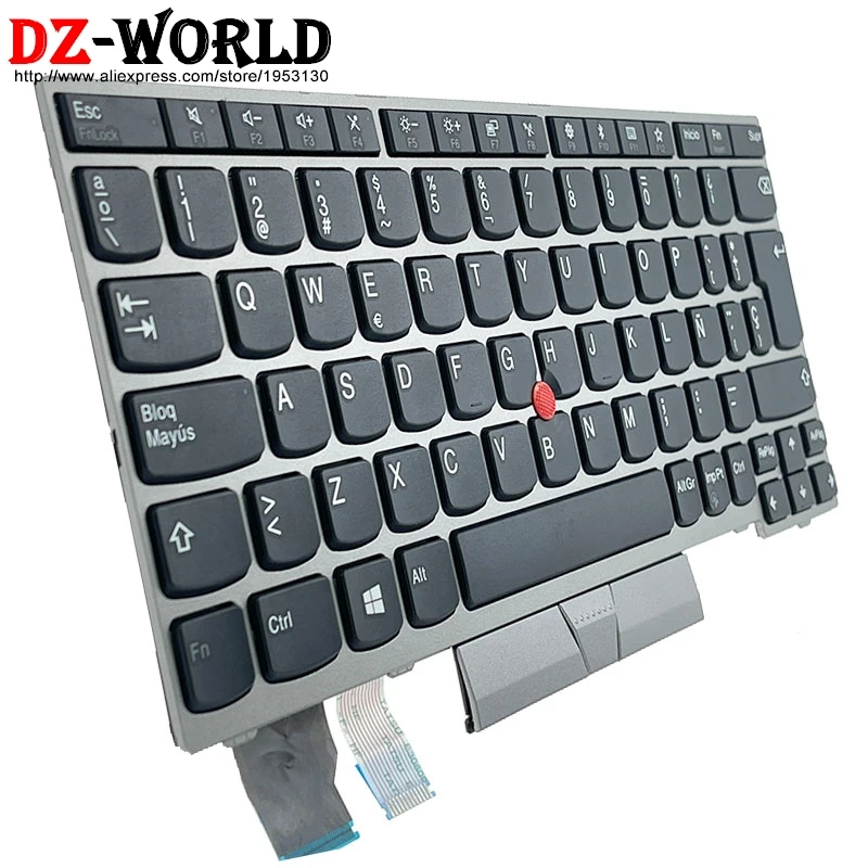 Teclado plateado SPA PT BG BR para Lenovo Thinkpad X280 A285 X390 X395 L13 Yoga G1 01YP834 01YP802 01YP833 01YP805 01YP825 01YP801