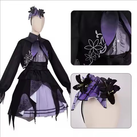 Anime Game Project Sekai Colorful Stage Asahina Mafuyu Lolita Cosplay Costume Halloween Cos PJSK Party Outfit Women Dress