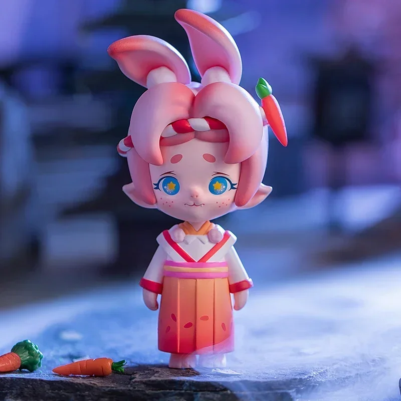 Figuras de acción de la serie Zoe Monster Story, juguetes de muñecas, regalo de Navidad para niños, colección de adornos de habitación, modelo de PVC, lindas figuras de Anime