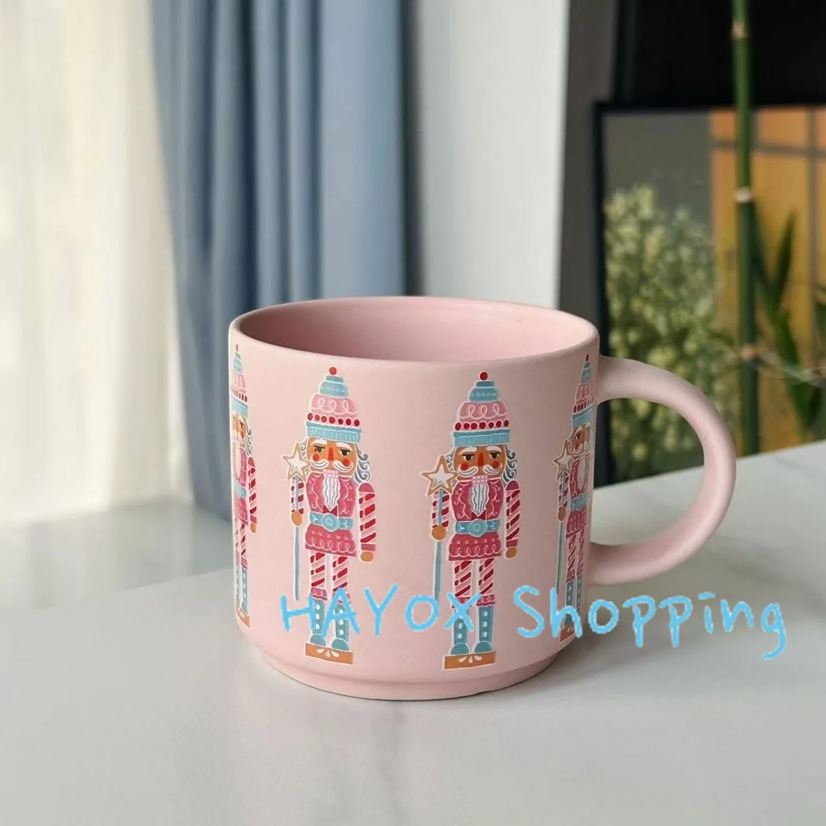 Creative Vintage Christmas Mug Gift Ceramic Mug Couples Drink Cup Home Cafe Coffee Cup Office Drinking Tea Cups New Year Gift