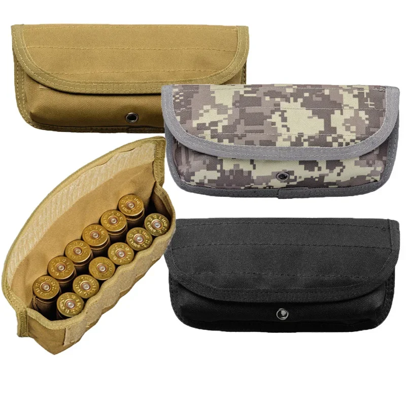 

Tactical 12 Round Ammo Shells 12GA 12 Gauge Molle Pouch Shot Gun Reload Magazine Pouches Airsoft Mag Pouch Hunting Ammo Bag