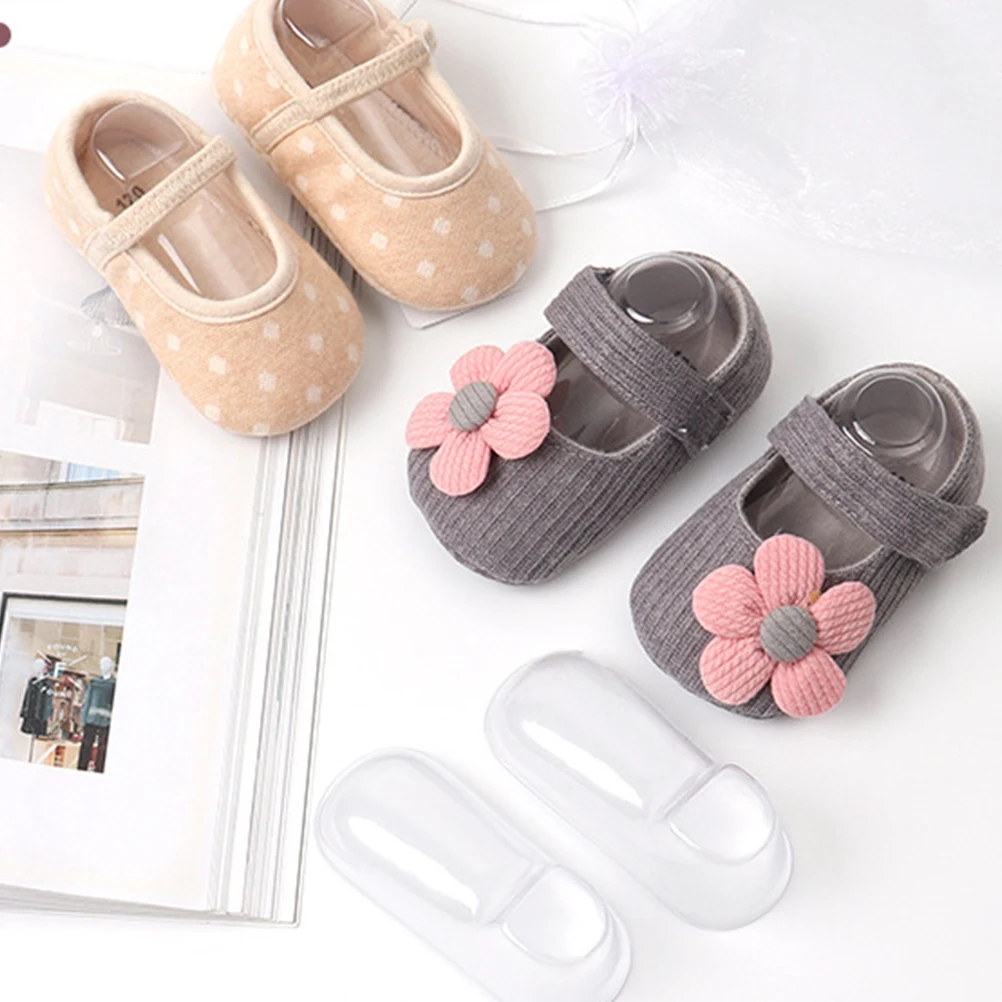 100 قطعة حامل جوارب للأطفال حامل عرض شفاف رفوف أحذية الرضع عرض الأشجار صديقة للبيئة متينة أنيقة وعملية