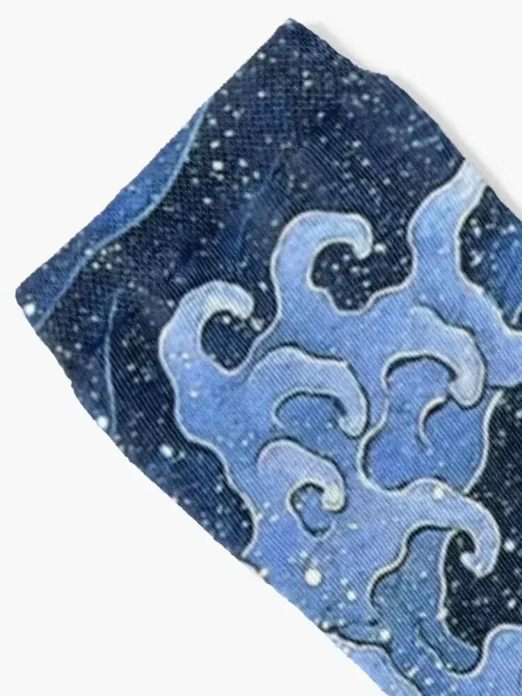 Japanese Wave Japan Vintage Ocean Waves Vintage Socks Children's designer ankle halloween Boy Child Socks Women's
