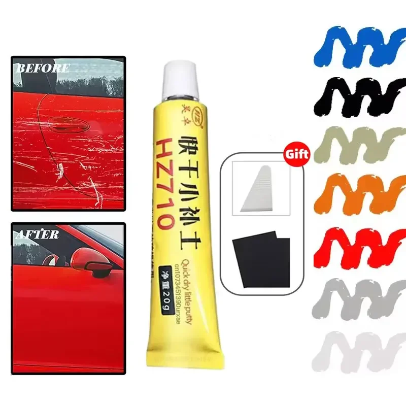 Car Body Putty Scratch Filler Quick Drying Putty Auto Painting Pen Assistant Smooth Vehicle Paint Care Repair Accessories