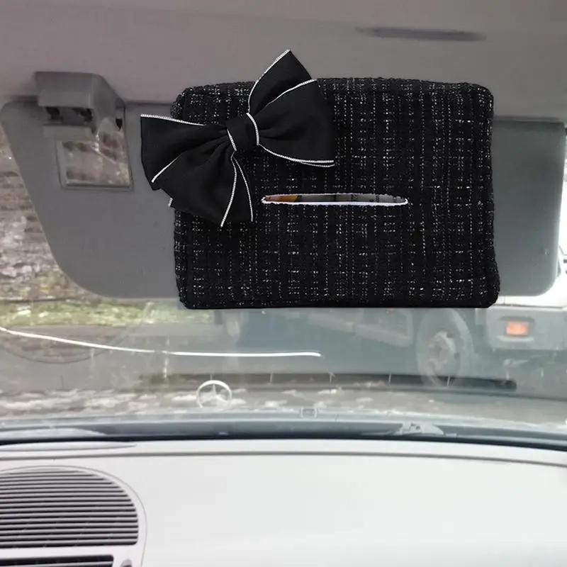 Tissue Storage Box Automotive Car Seat Tissue Holder Box Car Napkin Holder Universal Tissues Storage Cases For Vehicles Home