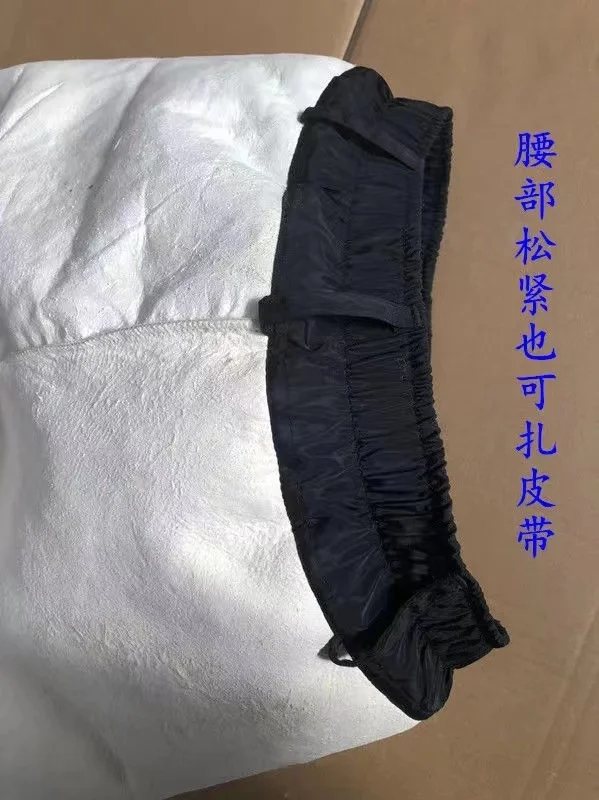 2025 men's whole sheet of pure sheepskin and fur is integrated, pants, sheep shearing and thickened liner pants.
