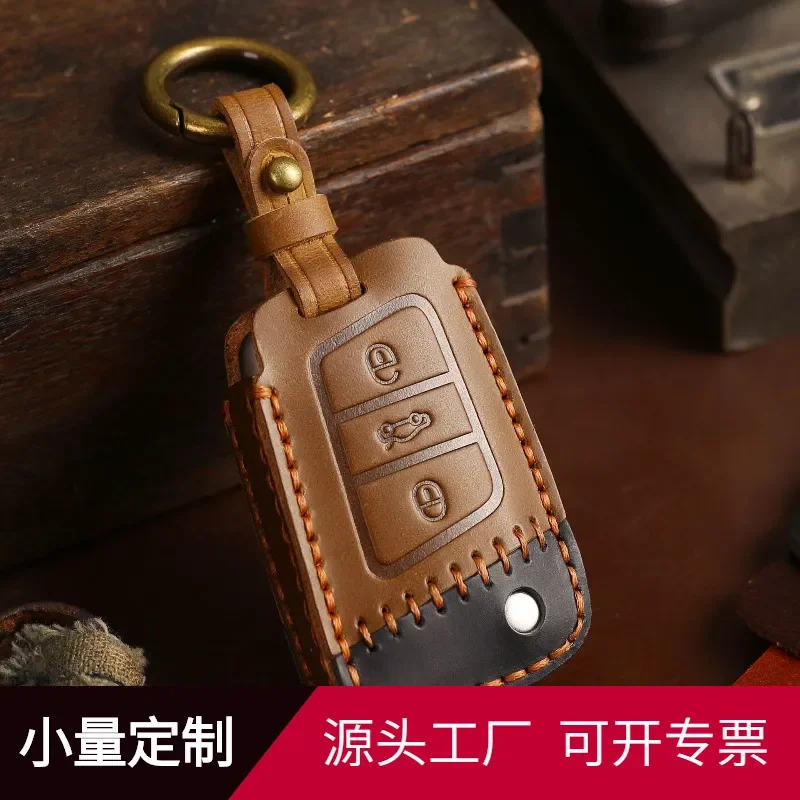 porte-cles-en-cuir-veritable-crazy-horse-pour-volkswagen-passat-golf-magotan-etui-de-protection-pour-cles-de-voiture