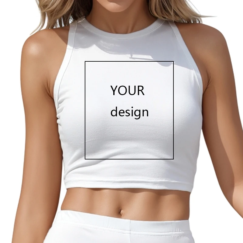 

DIY design Summer stitch anime tank top Harajuku Streetwear for Cool Girls customized Y2K Women's Crop Vest Fashion Summer Hot
