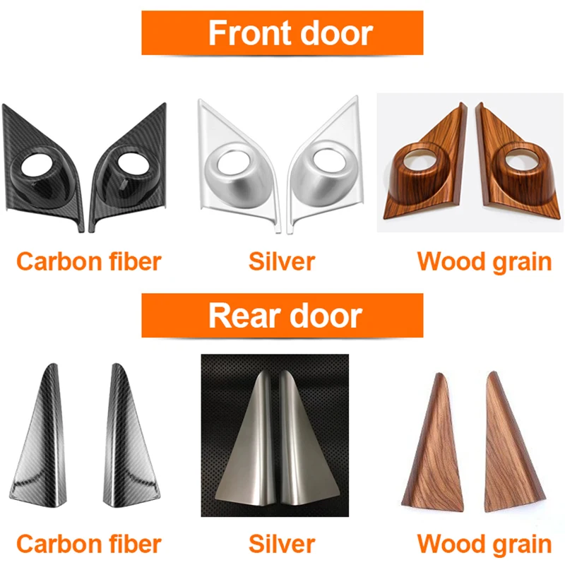 For Honda CRV CR-V 2017 2018 2019 2020 2021 2022 ABS Car Front Rear Door Window Inner Triangle A Pillar Column Cover Accessories