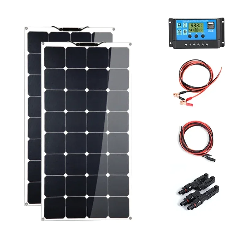 YYHC Shenzhen rv solar panels 200w campervan solar panel portable flexible solar panel system