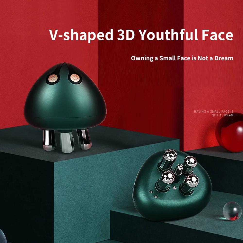 EMS 미세 전류 머리 마사지기, 물리 치료, 가정 휴식 두피 장치, 마사지 및 리프트 얼굴 모양 마사지 장치