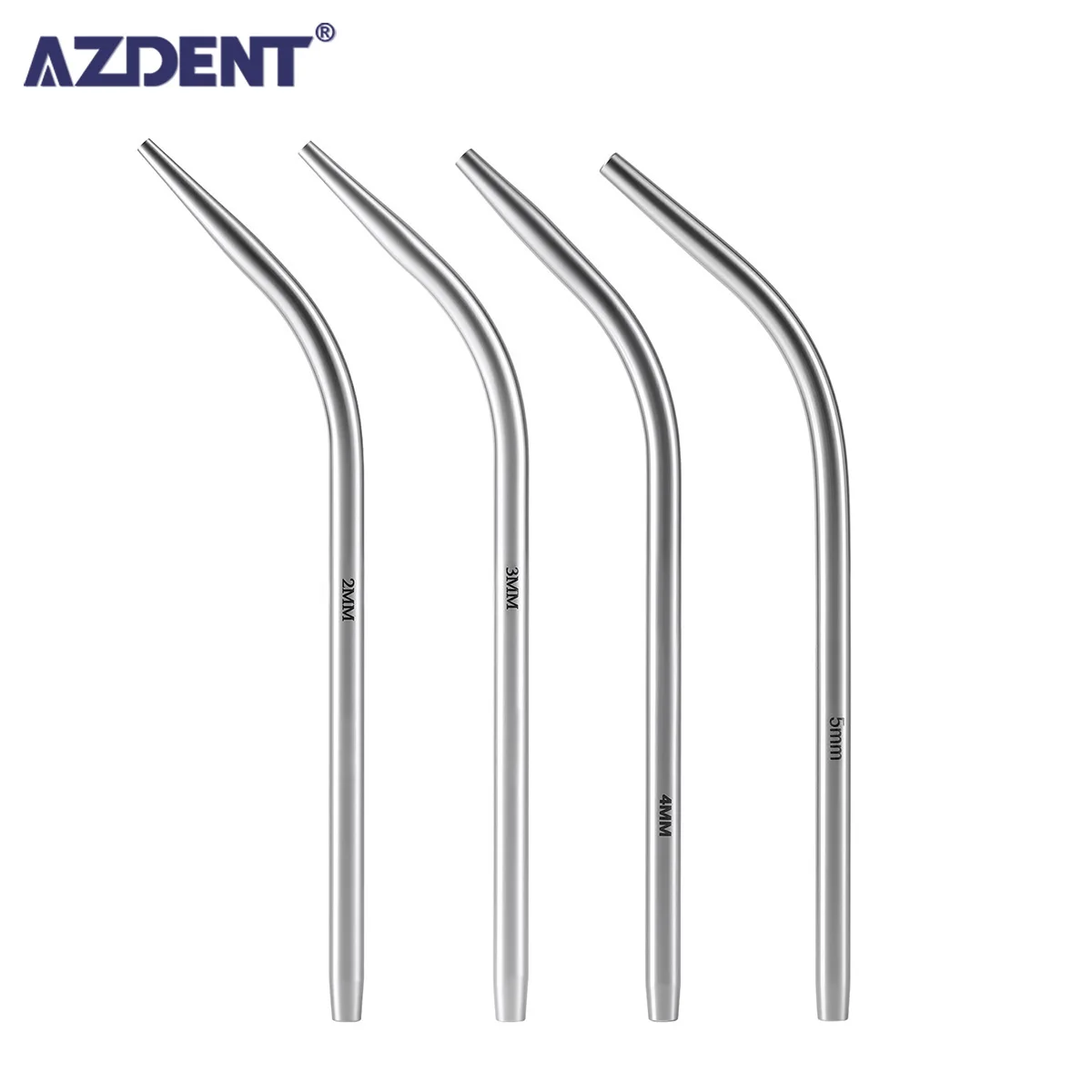 

1PC AZDENT Dental Saliva Sprayer Surgical Nozzle with Slender Design Strong Suction Tube Stainless Steel Dental Material