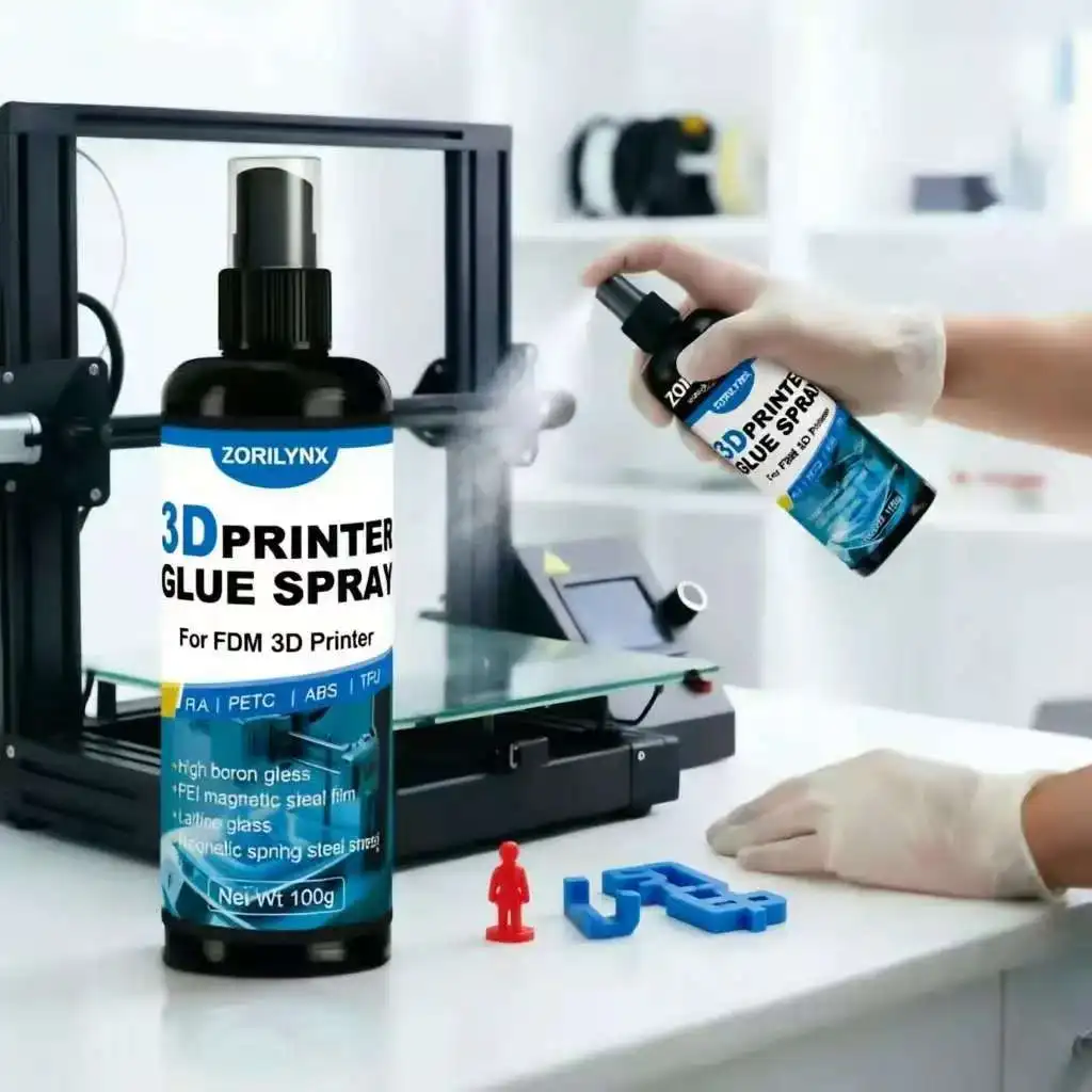 

100ml 3D Printer Adhesive Glue for PLA PETG ABS TPU ASA HIPS Bed Surface Strong Hold Easy To Clean FDM 3D Printing Accessory