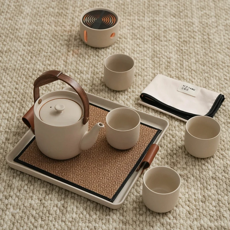Afternoon Modern Tea Set Teapot Cute Vintage Jingdezhen Traditional Tea Set Japanese Bowl Jogo De Cha Porcelana Matcha Kit 4