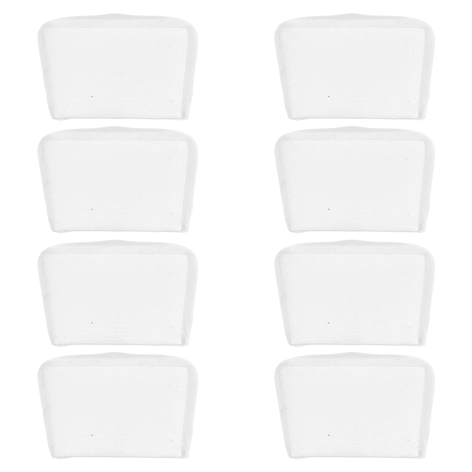 

8pcs PVC Glass Clamp Sleeve Running Breaking Pliers Replacement Tips Lightweight Compact Scratch Resistant Rubber Pads for Glass