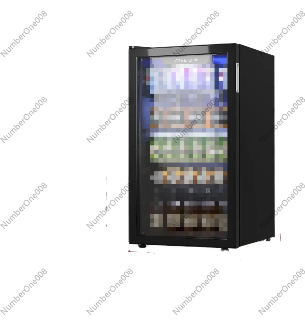 

126 Can Beverage Refrigerator Cooler Mini Fridge with Glass Door Freestanding