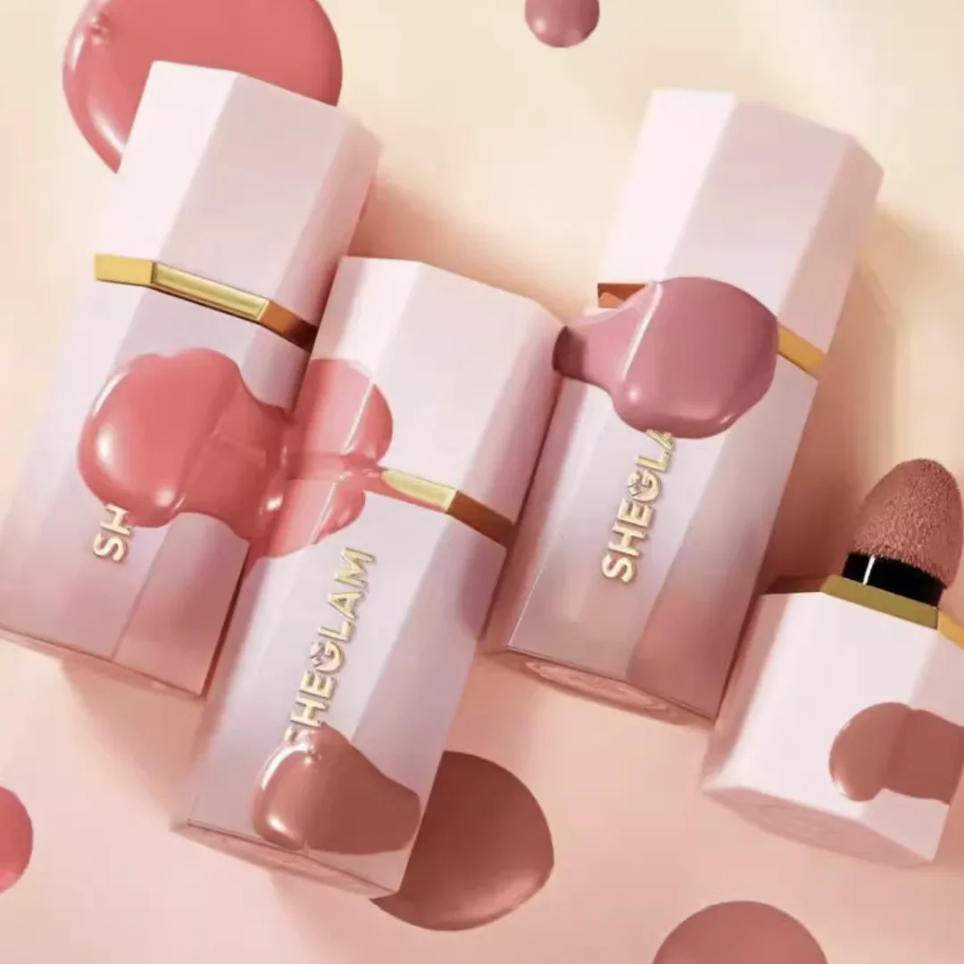 1 pz she glam make up Pennello liquido Fard Viso Nutriente Fard Gel Crema Multiuso Lip Gloss Trucco Blush