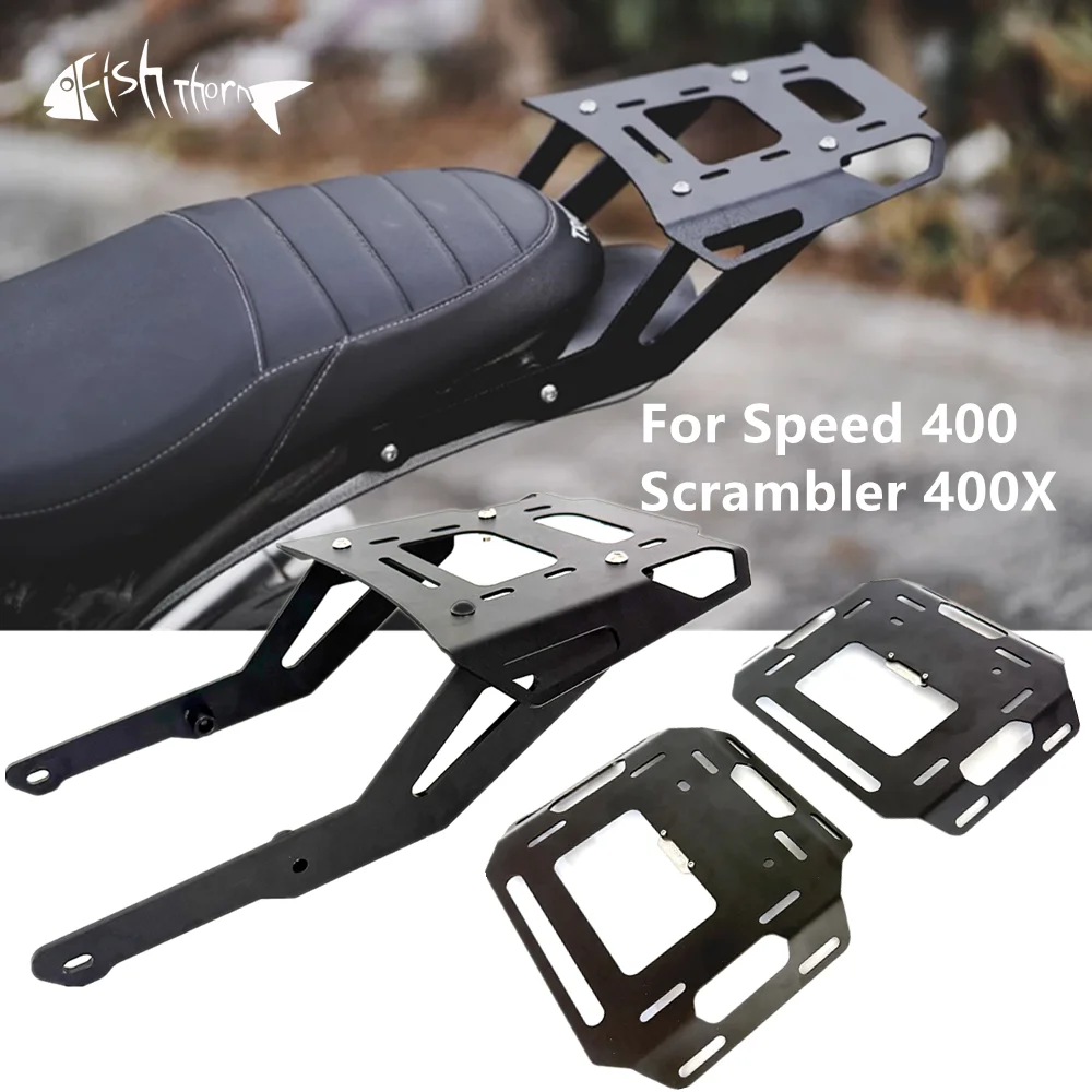 2024 New Motorcycle Saddlebag Bracket Support Racks Pannier Racks Side Carrier For Triumph Speed 400 Speed400 Scrambler 400X