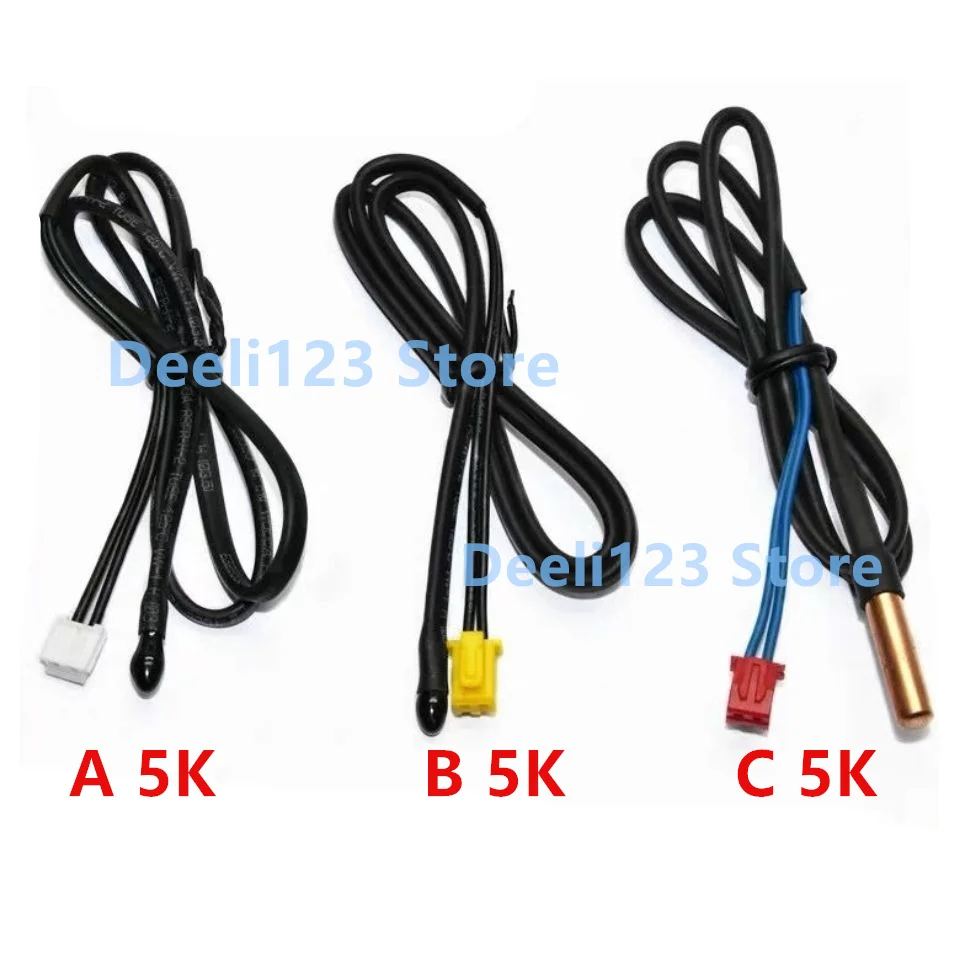 2 stücke neue für AUX Klimaanlage Rohr Sensor Luft temperatur sensor klimaanlage thermische kopf 10k metall