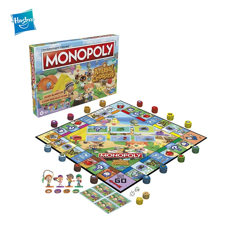 Hasbro Monopoly Animal Crossing Board Game Board Game Parent-Child Interactive Educational Toy Adult Kids Gift