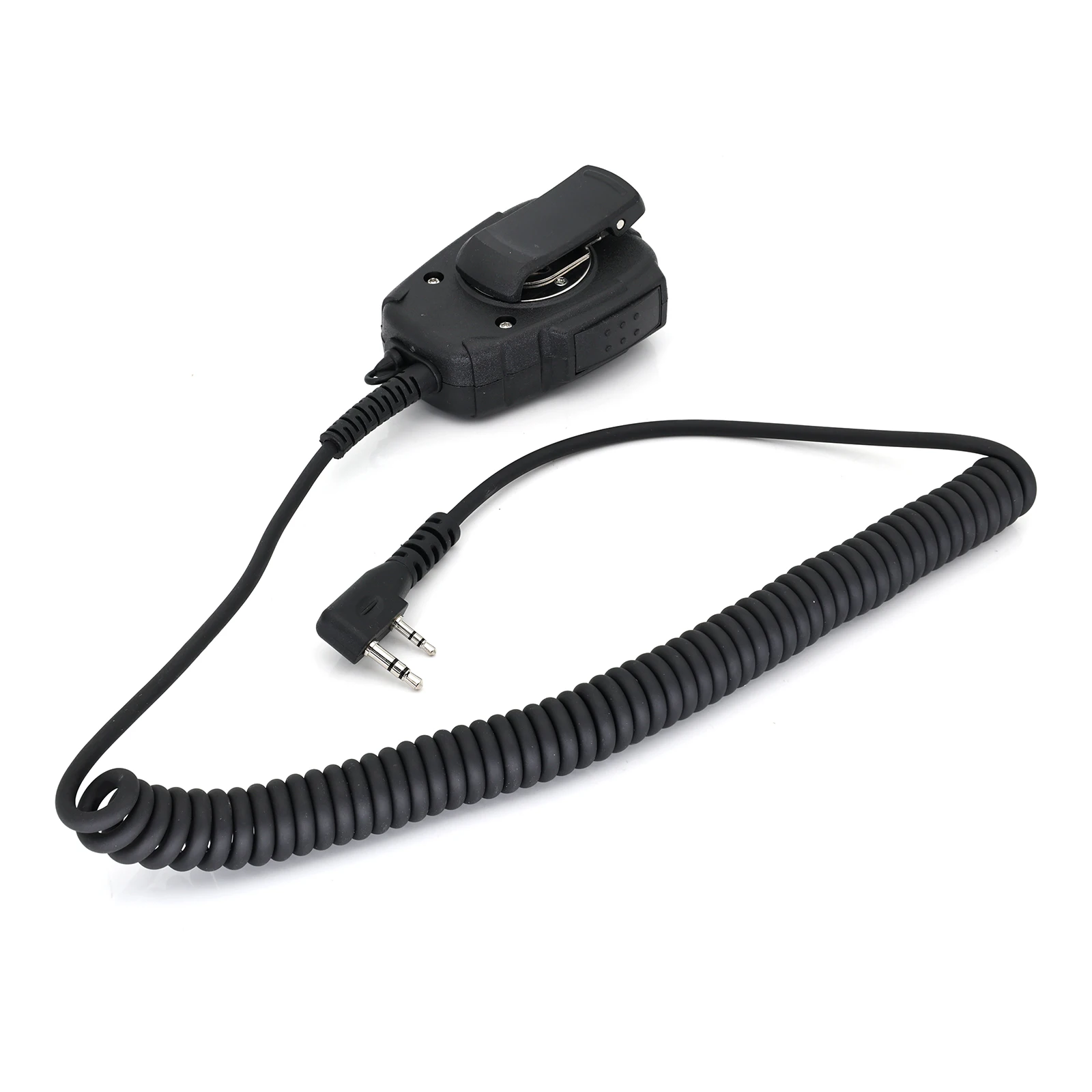 YiNiTone SP-1 موصل مكبر الصوت عالي التحمل K-Pin 360 °   مشبك حزام دوار لـ Baofeng BF-888S، UV-5R، Quansheng UV-K58