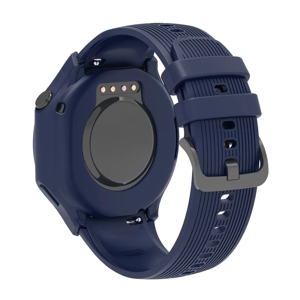 Silicone Protector Case Colorful Fall Prevention Shell Bumper Frame Shockproof Scratch-resistant for Oppo Watch X/OnePlus Watch2